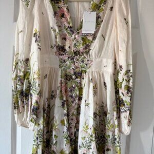 Zimmerman Flower Linen Dress NWT